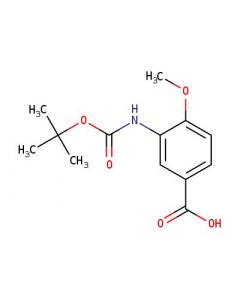 Astatech 3-((TERT-BUTOXYCARBONYL)AMINO)-4-METHOXYBENZOIC ACID; 10G; Purity 97%; MDL-MFCD01765428